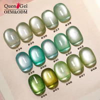 Vernis Gel Magnétique Effet Œil de Chat 3D Or, Marque Privée, Bouteille Personnalisée, Soak Off, pour Fournisseurs de Produits pour Ongles