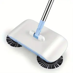 Floor sweeper Plastic Broom With Storage Tank 2 In 1 Household Cleaner Multifunctional Manual Sweeper