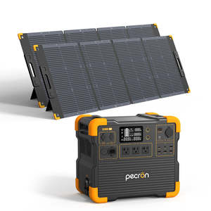 Générateur solaire portable PECRON E2400LFP 2400W, station d'alimentation LiFePO4 2048Wh pour le camping et les activités de plein air, stock UE/USA - Product Image 1