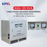 Transformador de Aislamiento Industrial de Tipo Seco de 120Kva 100Kva, Trifásico, CE, 50Hz 60Hz, CA, Reductor de Voltaje de 380V a 220V 110V