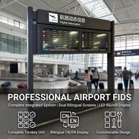 Sistema de Pantallas FIDS Personalizado con Terminal LCD y CMS para Información al Pasajero en Aeropuertos y Señalización Inteligente