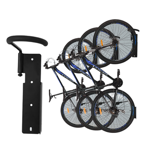 Porte-vélo vertical mural-un porte-vélo de <span class=keywords><strong>garage</strong></span> robuste pour le stockage intérieur facile à <span class=keywords><strong>accrocher</strong></span> et à démonter - Product Image 4