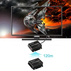 TESmart Video Hdmi Extender CAT5/6 Cable Many To Many 4K 120M 1080P IR Receiver TX RX HDMI Wireless KVM Extender Over IP