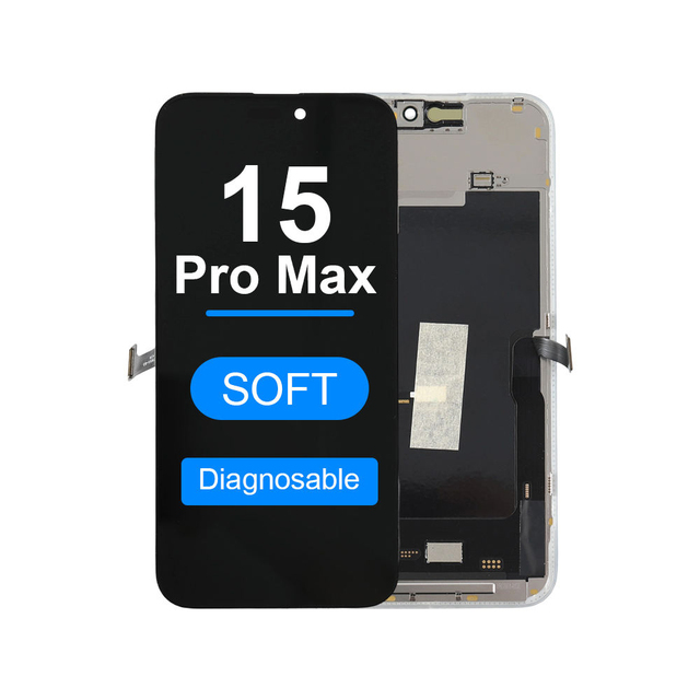 Factory Direct Sales Pantallas De Celulares for iPhone 15/15Plus/15Pro/15Promax Soft OLED LCD Screen FHD Display Replacement
