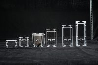 Rail courbé traité en surface, personnalisable, en alliage d'aluminium, pour pont roulant, certifié CE, garantie 3 ans
