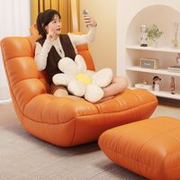 Canapé paresseux moderne et minimaliste, convertible en lit, avec fonction massage, idéal pour chambre individuelle, petit canapé, fauteuil inclinable, tatami, pour balcon et loisirs