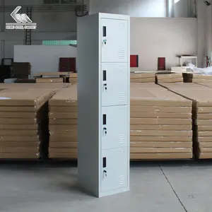 Custom Cheap Furniture Metal Locker Cabinet 4 Doors For Gym Steel Commercial Clothes Storage Locker