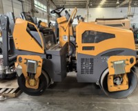 DynoMach LZ5000 Compacteur vibrant à double tambour de 5 tonnes, moteur et pompe Changchai, haute efficacité, 36 kW, force de compactage de 85 kN