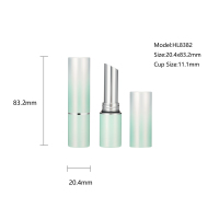 Tube à lèvres à fermeture magnétique, conteneur vide personnalisé en aluminium pour brillant à lèvres, emballage cosmétique rechargeable très vendu