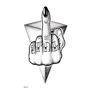 2025สติกเกอร์สักแบบชั่วคราวกันน้ำสำหรับผู้ชายปืน<span class=keywords><strong>สัก</strong></span>ลายตัวอักษรอาหรับใช้ได้ตามต้องการหรือขายส่ง - Product Image 2