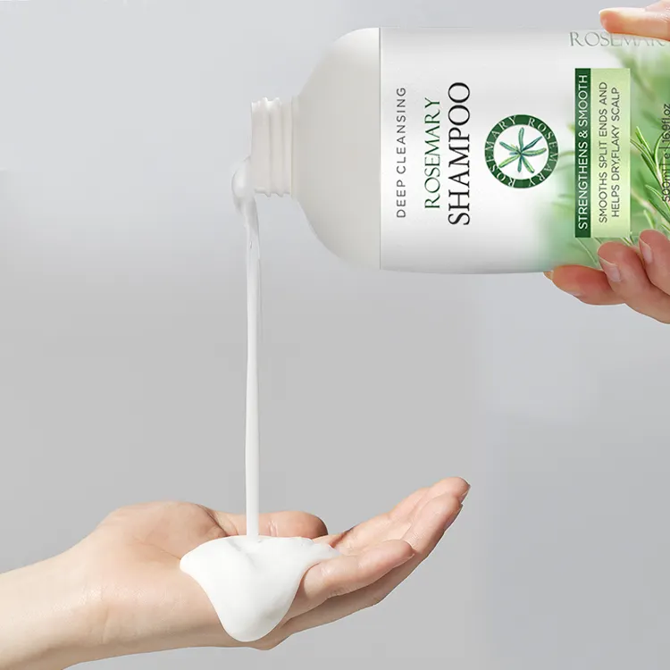 Private Label trattamento biologico per la cura dei capelli Shampoo e balsamo Set per la crescita dei capelli di riparazione del cuoio capelluto siero olio essenziale di rosmarino