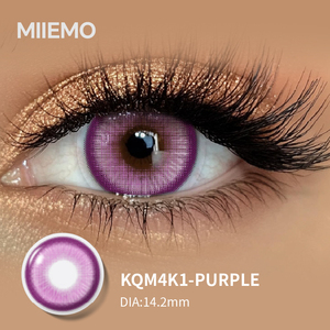 <span class=keywords><strong>Lentilles</strong></span> de contact colorées douces MIIEMO pour Halloween, motif fleur violette, 2 pièces (1 paire), <span class=keywords><strong>sans</strong></span> <span class=keywords><strong>ordonnance</strong></span> - Product Image 5