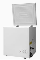 Congélateur électrique mini à chargement par le haut, 72L, à porte unique, fabriqué en Chine, pour usage domestique