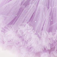 Robe de ballet pour filles en tulle doux avec garniture à sequins, coupe confortable, idéale pour la danse de Noël et les événements festifs – Nouvelle collection à succès