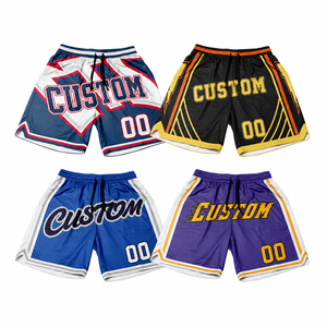 Shorts de basketball Just Don brodés en maille respirante à séchage rapide, haute qualité, vente en gros, collection 2026 - Product Image 6