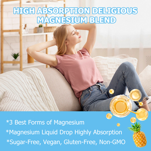 Suplementos Herbales al por Mayor de Fábrica con L-Teanina y Bromelina para Apoyar la Relación Muscular y la Recuperación, Gotas Líquidas de Magnesio - Product Image 4