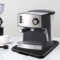 Support de cuisine coulissant moderne en acier pour machine à café, friteuse à air, batteur sur socle et armoire de rangement