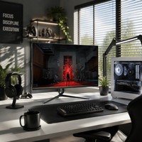 Moniteur de jeu plat IPS 27 pouces FHD 1 ms 60/75/100/144 Hz 99 % sRGB pour une luminosité de 300 cd/m² Écran d'ordinateur de bureau