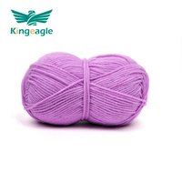 Kingeagle Stock 100% Acrylic Milk Cotton Yarn Soft Hand Knitting Yarn Crochet Yarn 4 Ply