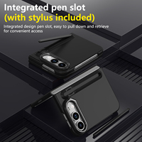 Coque de téléphone antichoc pour iPhone 18 Ultra avec support rotatif pliable pour appareil photo, protection intégrale de la charnière et verre trempé, compatible stylet