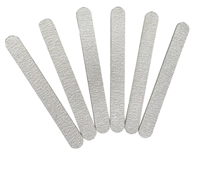 Peut imprimer logo vente en gros jetable bonne qualité zèbre blanc violet long 7 pouces lime à ongles en bois 100/180 80/100 120/180 180/240 - Product Image 4