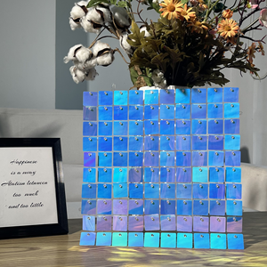 Panel için renkli pullu pırıltılı duvar zemin panelleri parti dekor için düğün yıldönümü doğum günü nişan - Product Image 3