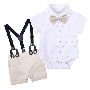 Bộ quần áo cotton mùa hè cho bé trai, bán buôn quần áo trẻ sơ sinh, bộ quần áo trẻ sơ sinh bán buôn, quần áo trẻ sơ sinh mới sinh - Product Image 2
