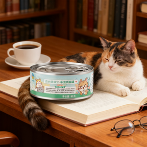 Nourriture humide pour chats en conserve en gros 80g Haute valeur nutritive Saumon Truite Vitamine Paté pour chats Nourriture humide pour le système urinaire - Product Image 1
