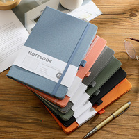 Notizbuch mit Stoff- und PU-Leder-Einband, A5 A6, Individuelles Logo, Journal, Agenda, Liniert, Punktraster, Werbegeschenk-Notizbücher