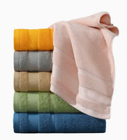 Ensemble de serviettes en coton pur jacquard de couleur unie, épaissies, séchage rapide, douces pour la peau, pour le visage et le bain, pour la maison et l'hôtel, absorbantes et tissées