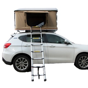 Tente de toit pour voiture tout-terrain, <span class=keywords><strong>camping</strong></span>, 2/3 personnes, tente de toit pour voiture, tente de toit pour berline 3 personnes, coque rigide, avec pare-soleil - Product Image 1