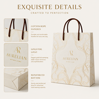Sac de shopping pour chaussures en papier noir élégant et luxueux personnalisé, avec estampage à chaud doré, pour l'emballage de boutiques de mode haut de gamme