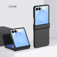Kedatangan Baru Casing Ponsel Lipat PC Matte Tipis Full Cover 360 untuk Samsung Z Flip 8 5G