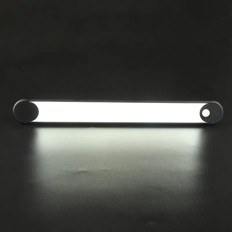 LED Motion Sensor Cabinet Lamp Battery Operated Night Light Bar DC5V 20CM for Under Cabinet  Closet  Hallway  Stairway  Wardrobe