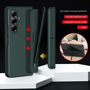 Étui de téléphone portable mat avancé pour Samsung Z Fold 8 Ultra 7 6 5 4 3 avec support 2-en-1 et stylet, coque de protection antichoc - Product Image 3