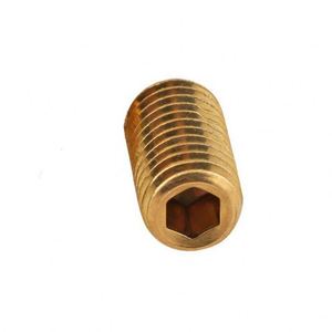 M3 Brass Slotted Grub <b>Screw</b> Turned Made in Guangdong - Product Image 2