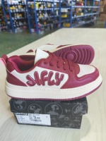 Zapatillas Casuales Personalizadas al por Mayor con Estampado de Letras Retro, Cómodas, de Corte Bajo, Estilo Skate, Duraderas y Ligeras