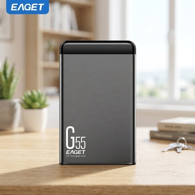EAGET G55-8 USB 3.0 Portable HDD USB 3.0 for Windows Desktop Wholesale 5Gbps HDD External Portable Metal Shell Hard Drive Disk