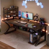 Conjunto de Escritorio para PC Mesa de Ordenador y Silla Gaming