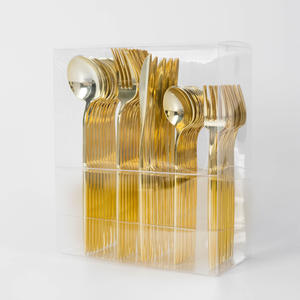 XUELI elegante personalizzabile colore fiore stampato forchetta cucchiaio monouso forniture <span class=keywords><strong>per</strong></span> feste Kit <span class=keywords><strong>per</strong></span> cene di famiglia e matrimoni - Product Image 5