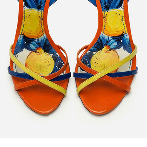 Sandali da Donna Personalizzati 2024 con Tacco Alto e Punta Aperta, Scarpe alla Moda con Tacco a Spillo Sexy - Product Image 5