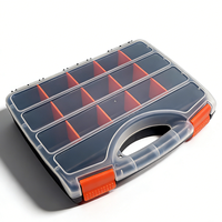 Boîte de rangement robuste en plastique PP avec 15 compartiments pour vis, écrous, boulons et petites pièces – Prise en charge OEM
