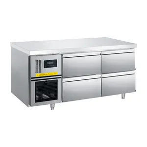 Belnor Air Cooling 4 drawers under counter drawer chiller commercial used stainless steel under counter chiller