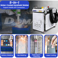 Soldadora Láser Portátil 5 en 1 de 1500W-3000W Refrigerada por Agua para Baterías de Litio y Acero Inoxidable