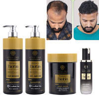 Ensemble shampoing, après-shampoing et sérum capillaire OEM à la biotine anti-chute pour renforcer les cheveux faibles et clairsemés