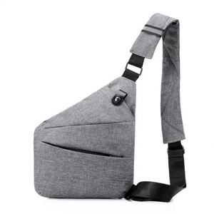 Sac de poitrine tactique multifonctionnel en nylon antivol, à porter à gauche ou à droite - Product Image 1