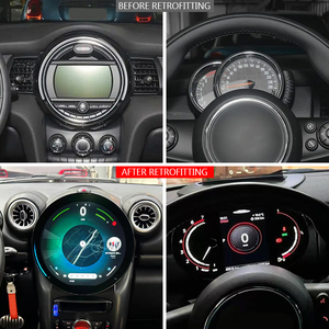 Modification et mise à niveau de l'écran LCD du tableau de bord automobile BMW MINI 2007-2023, avec CarPlay, USB, écran tactile et système d'exploitation Android. - Product Image 3