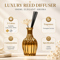 Cadeau de Noël : Diffuseur de parfum en céramique en forme de citrouille de 100 ml, décoration d'intérieur, parfum sans flamme, parfum longue durée, éliminateur d'odeurs