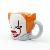 Mug en céramique Halloween Terror Mask Cup the Clown, Mug fantôme diable, pot à bonbons, décoration d'Halloween pour la cuisine, fantôme d'Halloween
