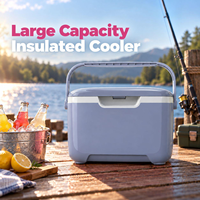 Glacière OEM en PP pour la conservation de la chaleur, 10/16QT, rétention de glace 72h, durable, pour marques de détail internationales
